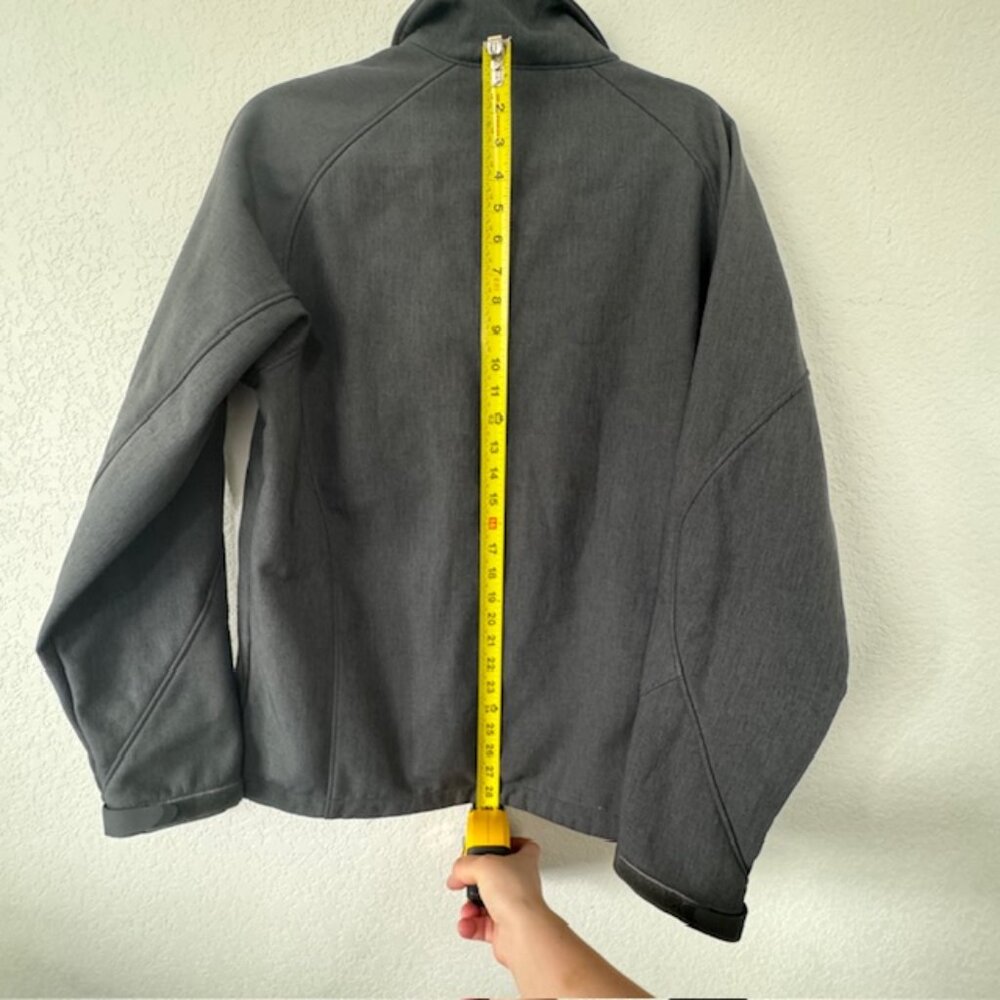 Kirkland Signature Soft Shell Zip Up Gray Jacket … - image 5